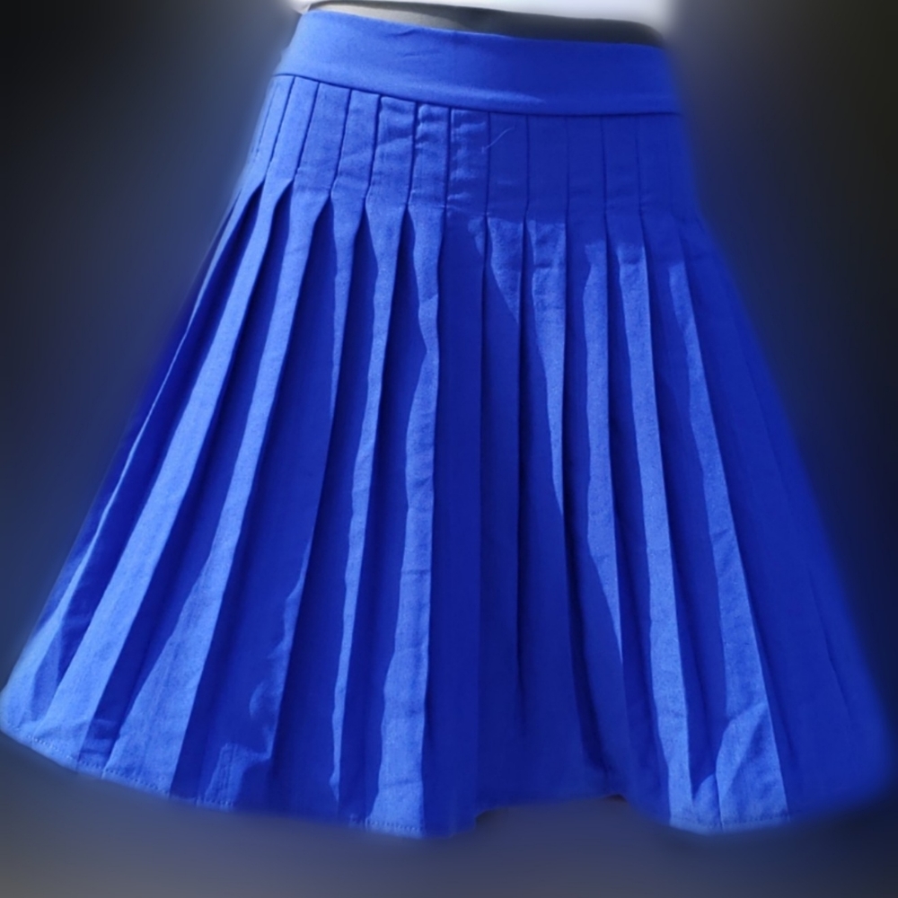 Blue skirt